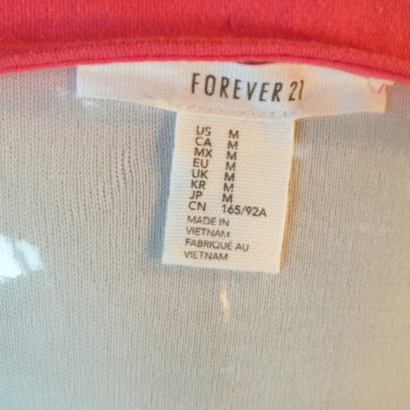 Forever 21 pink cotton dress, long sleeves, size M - Picture 4 of 4